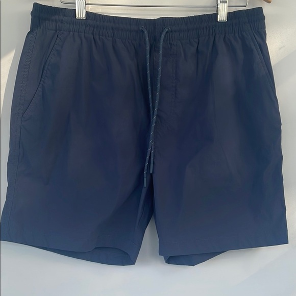 J. Crew Blue Athletic Dock Shorts Elastic Waist Large - Picture 5 of 16
